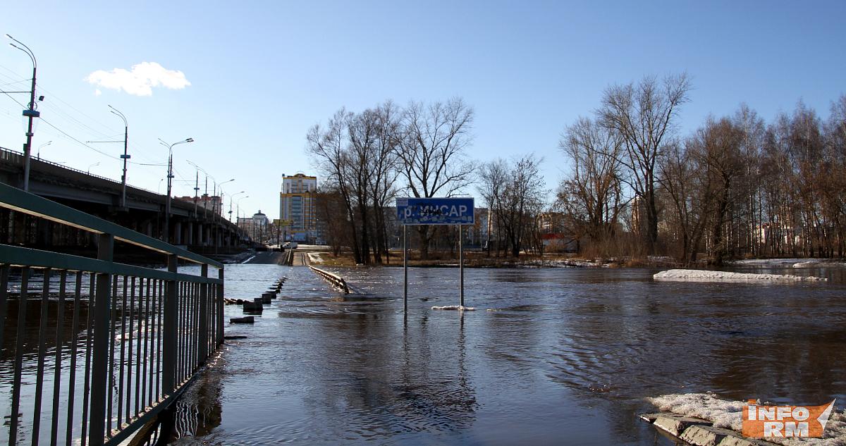 Саранск продолжают готовить к грядущему паводку 
