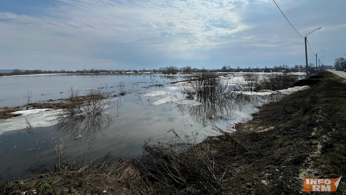 Половодье в Мордовии развивается неравномерно