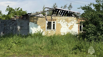 В Саранске горел заброшенный дом