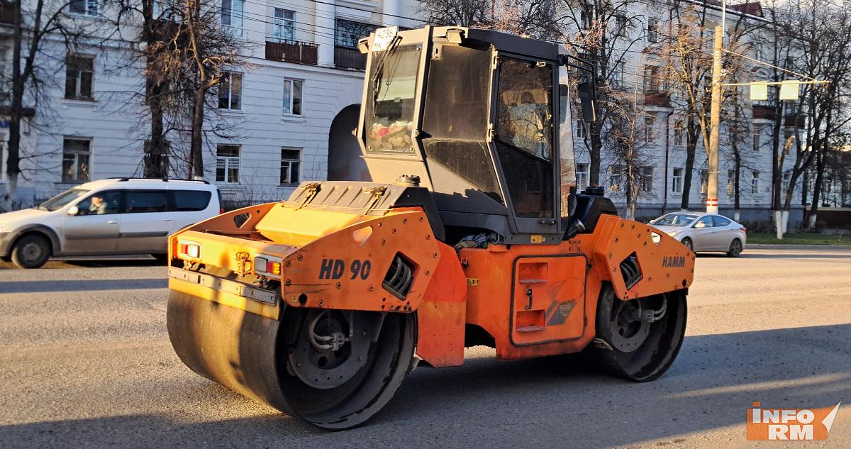 На пяти улицах в Саранске ремонтируют асфальт 