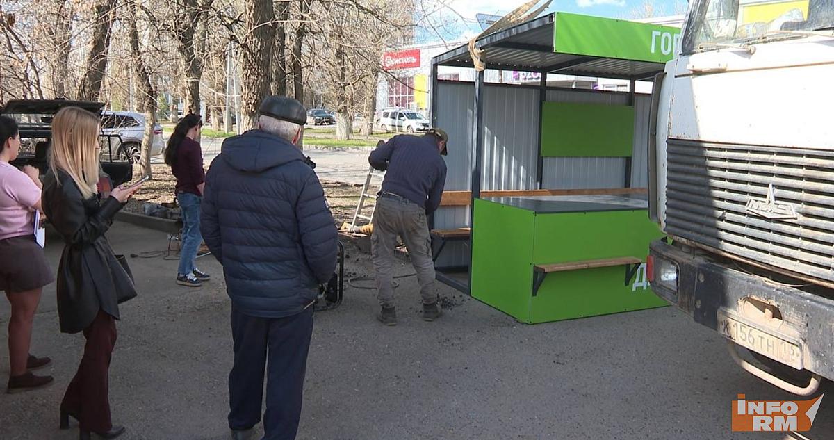 Для дачников в Саранске начали устанавливать новые мини-рынки 