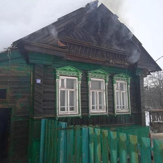 На родине мордовских валенок сгорел один из домов