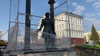 В Саранске на фонтанном спуске обустраивают пешеходную зону