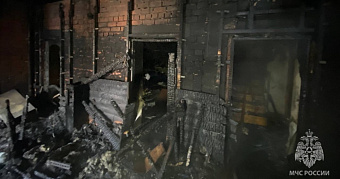 В пригороде Саранска горел банный комплекс на Рабочей 