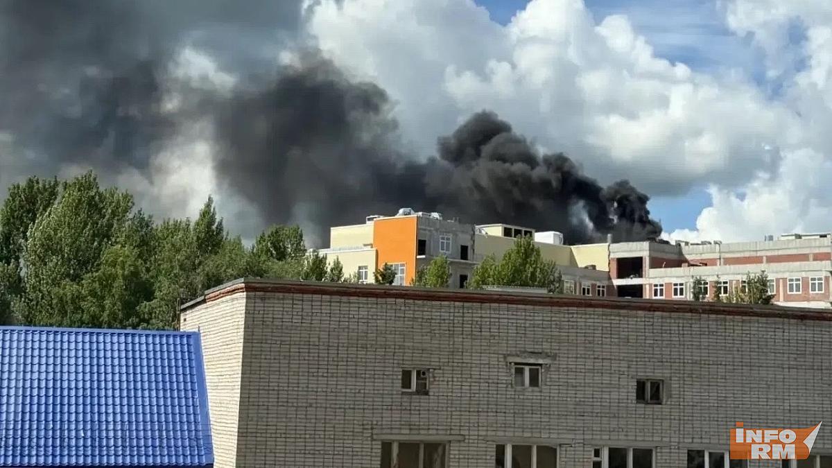 В Саранске горел строящийся онкоцентр