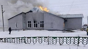 В Мордовии горит сельский Дом культуры