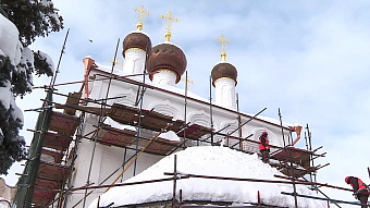 Реконструкцию старейшего храма Мордовии завершат к лету