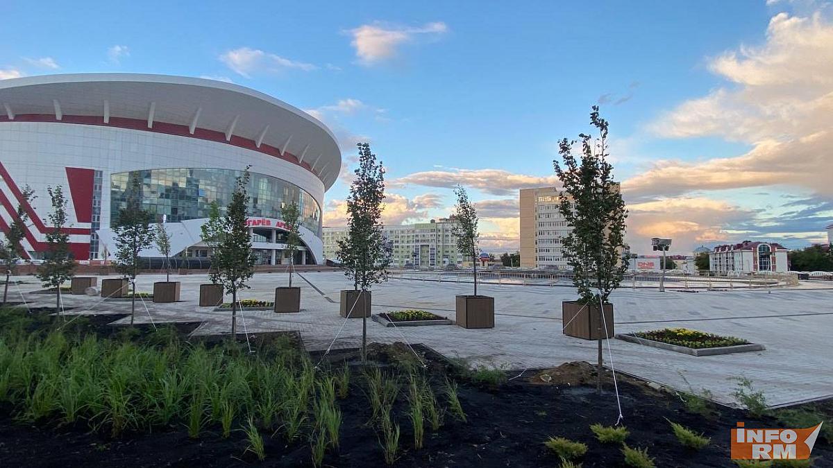 Десятки деревьев и сотни кустарников высаживают на площади Тысячелетия в Саранске Десятки деревьев и сотни кустарников высаживают на площади Тысячелетия в Саранске