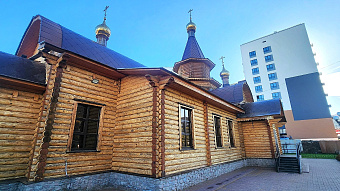 В Саранске обновляют стены у храма в честь иконы Божией Матери «Неупиваемая чаша»