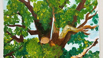 Жители Мордовии рисовали «Удивительное дерево»