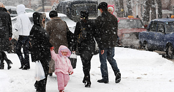 Синоптики обещают мокрый снег, метель и гололёд 
