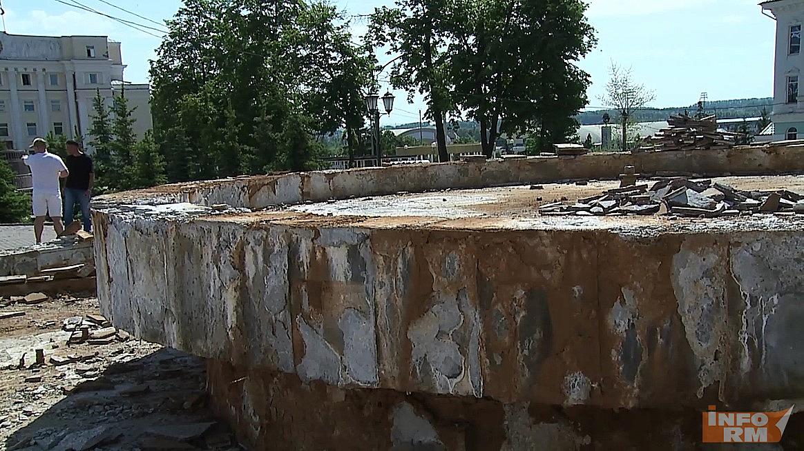 В Саранске изменится концепция фонтанного спуска