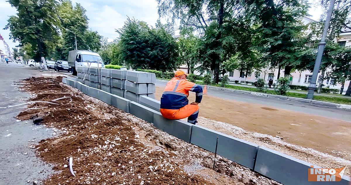 В Саранске отремонтировали больше 22 км тротуаров 