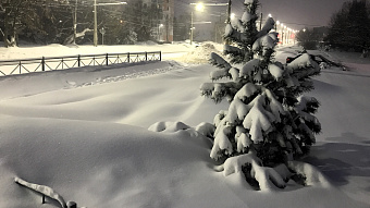 Капризы погоды в Мордовии: снег, метель, мороз и ураганный ветер