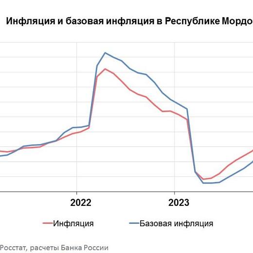 В Мордовии увеличилась инфляция